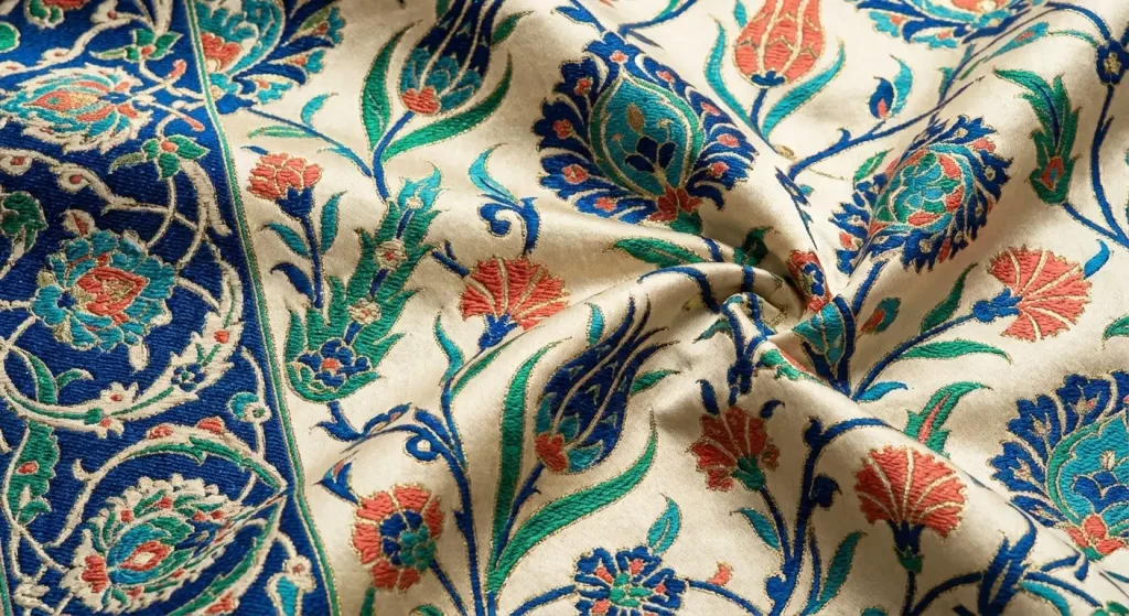 Turkish abaya embroidery design